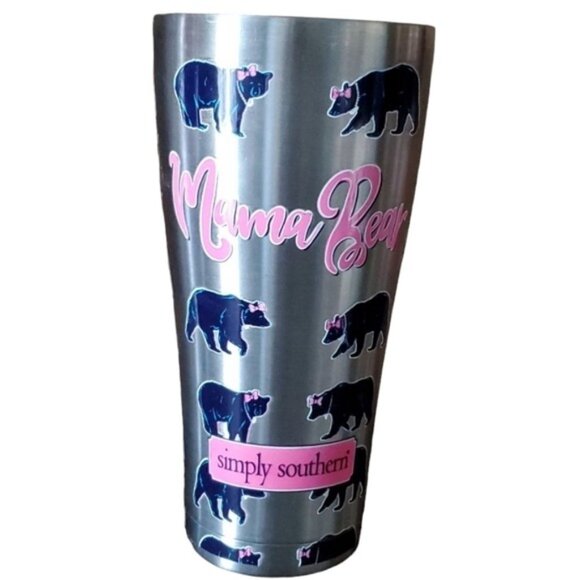 SIMPLY SOUTHERN MAMA BEAR Tervis 30 oz Stainless Steel Travel Tumbler Cup Mug - Picture 2 of 15